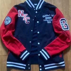 Womens Navy and Red Jacket